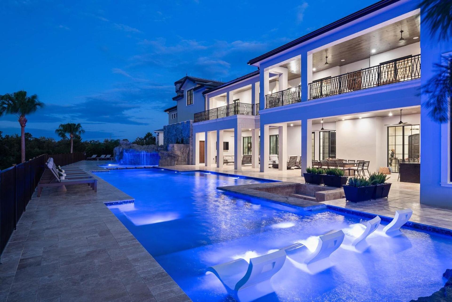 Luxurious 15 Bedroom Villa In Orlando6515 キシミー エクステリア 写真